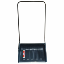 Движок для уборки снега пластиковый 690х470х1420 мм стальная рукоятка КРЕПЫЖ