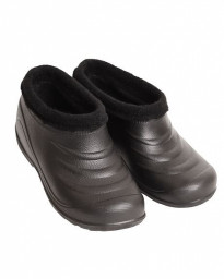 Галоши садовые утепленные ЭВА черные