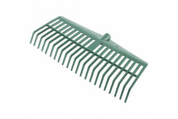 Грабли веерные 22-зубые плоские пластиковые 420 мм без черенка Сибртех