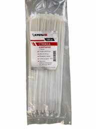 Хомут нейлоновый 4*250 мм черный КРЕПЫЖ (100шт)