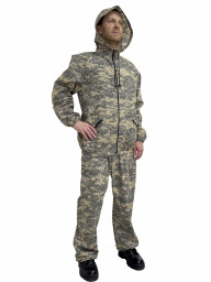 Костюм летний Лето ткань сорочечная, пиксель серый Хольстер