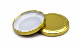 Крышка винтовая ТВИСТ-ОФФ моно-цвет d 66 золотая