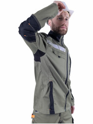 Куртка летняя мужская Корпорация хаки-черный