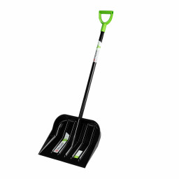 Лопата для уборки снега поликарбонат 460х400х1370 мм стальной черенок BASE PALISAD