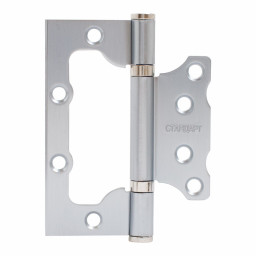 Петля 100х75х2,5мм накладная СТАНДАРТ 2BB SCP матовый хром без врезки