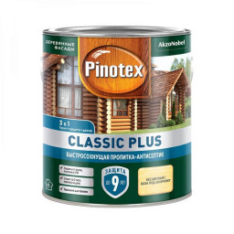 Пропитка-антисептик Pinotex Classic Plus 3в1 CLR база под колеровку 2,5л