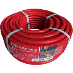 Рукав пропановый ф 9 мм  класс 1, 0,63 мПа красный/ цена за метр