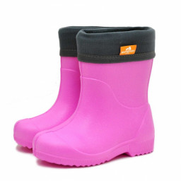 Сапоги демисезонные детские NORDMAN Jet ЭВА утепленные розовые Псков