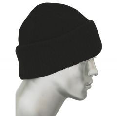 Шапка вязаная п/ш черная 210