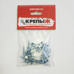 Шуруп 4*30 универсальный оцинкованный КРЕПЫЖ (50 шт)