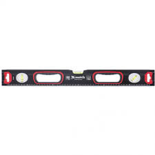 Уровень 600 мм 3 глазка алюминиевый, усиленный, фрезерованный 2 комп. рукоятки MATRIX