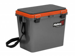 Ящик рыболовный зимний односекционный серый/оранжевый (HS-IB-19-GO-1) Helios